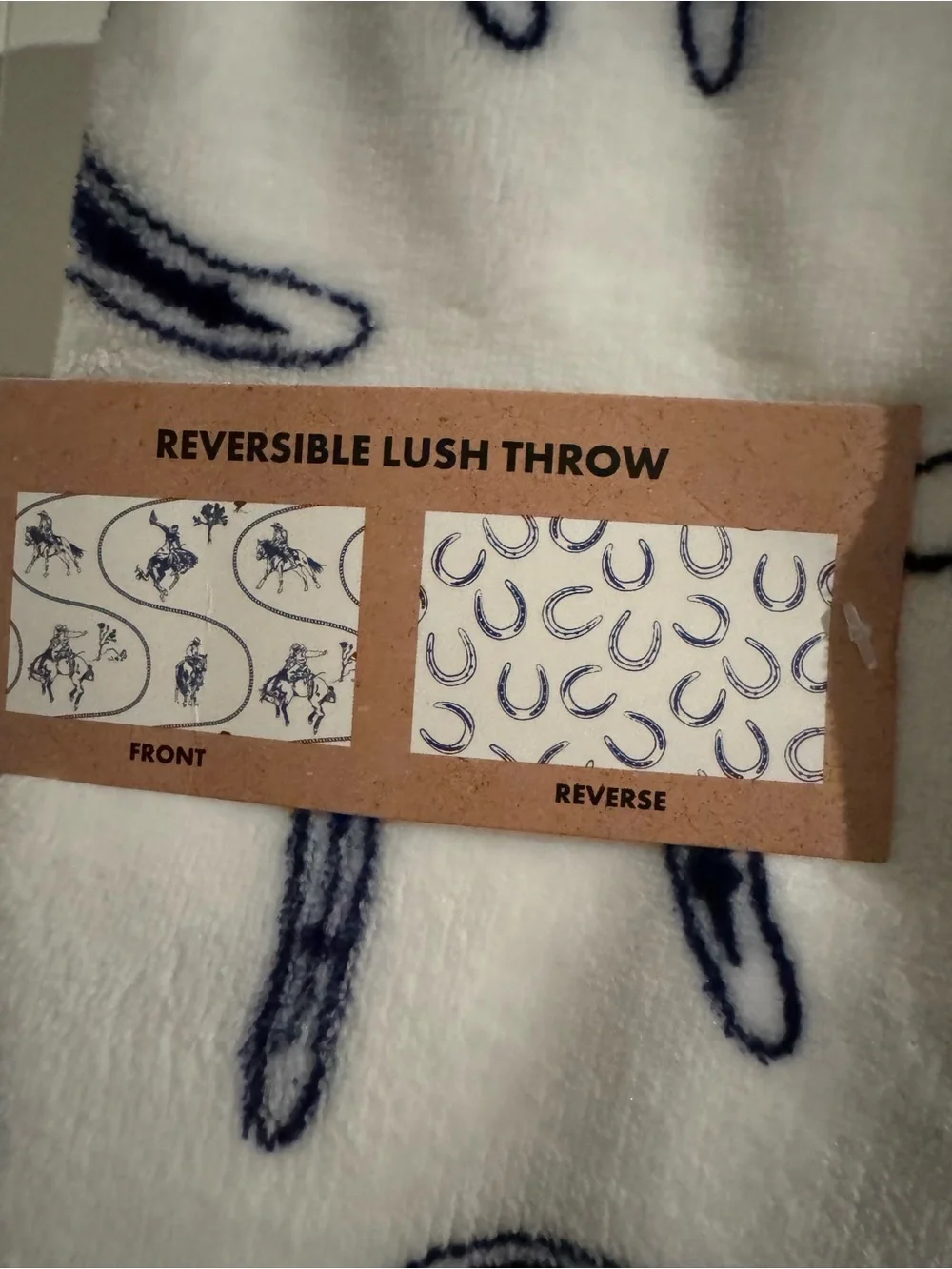 Wrangler reversible plush